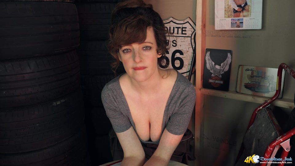 Kate Anne in Sexy Mechanic:Pt1 - DownblouseJerk