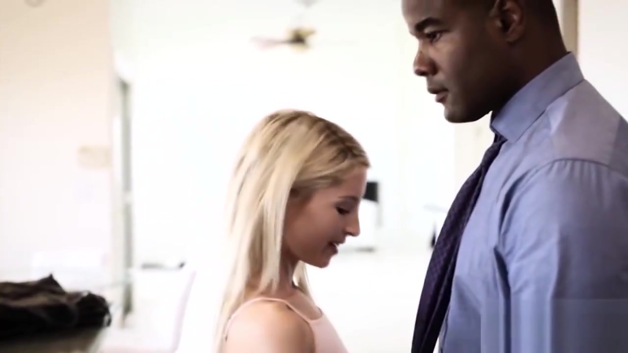 Skinny teen 18+ blonde gets blacked