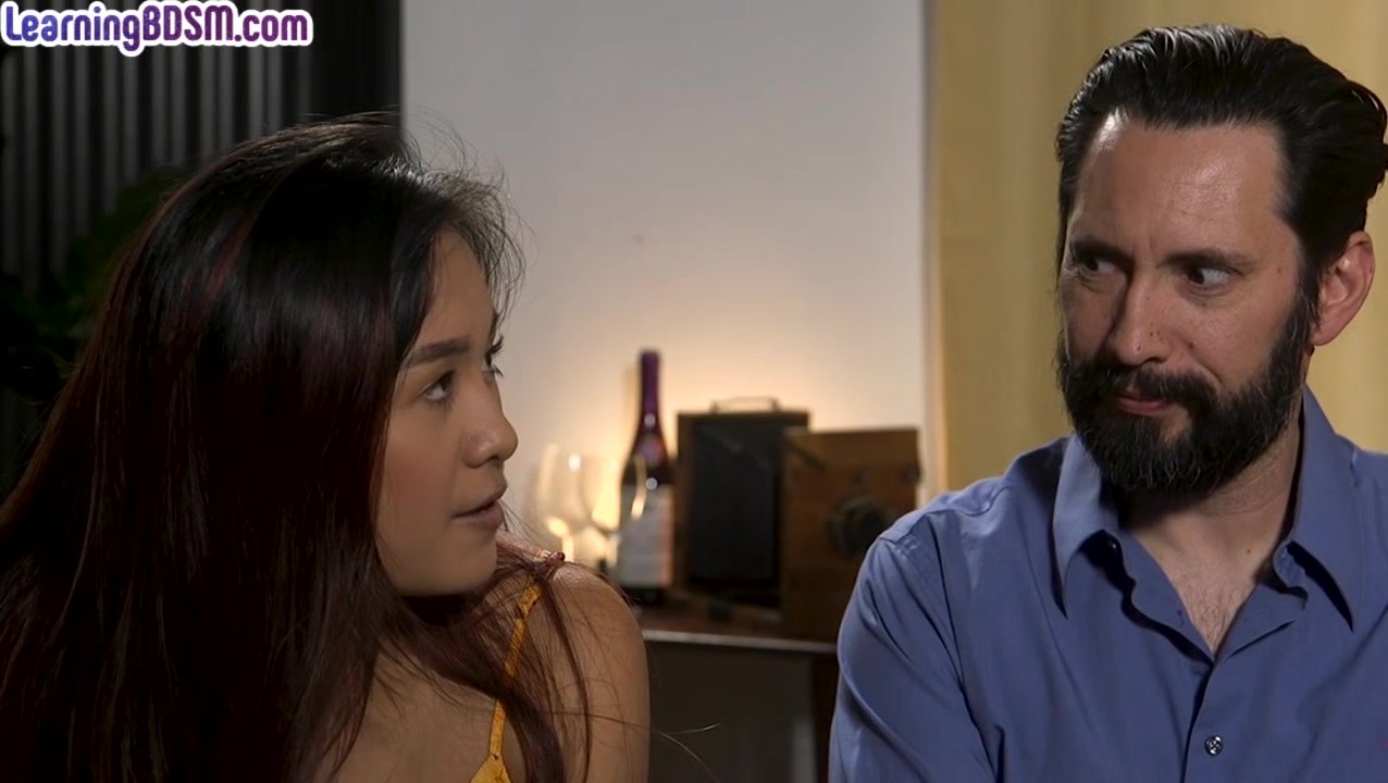 Asian sub throatfucked and fucked
