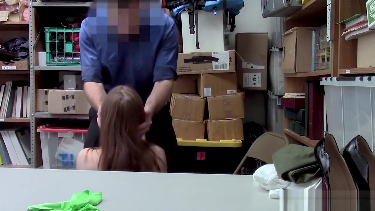 Slender redhead shoplifting teen 18+ got fucked for freedom