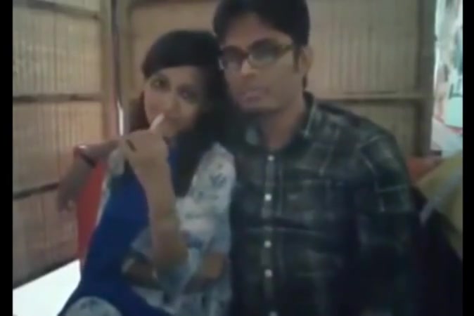 Bangladeshi bf gf in restaurant 2