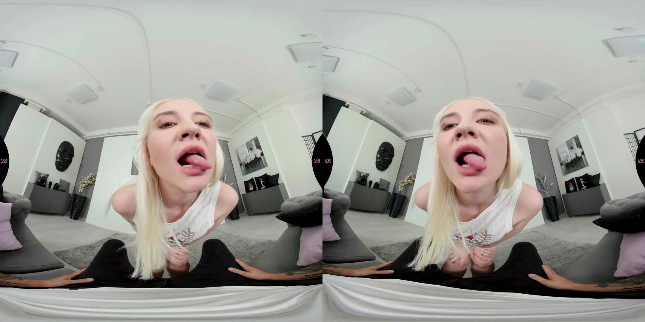 Sweet blondie Daruma will make you cum