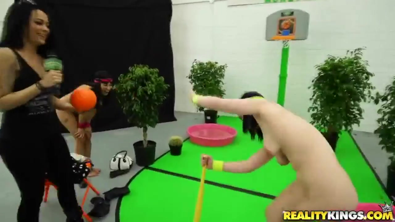 Two total hotties play an debauched game show