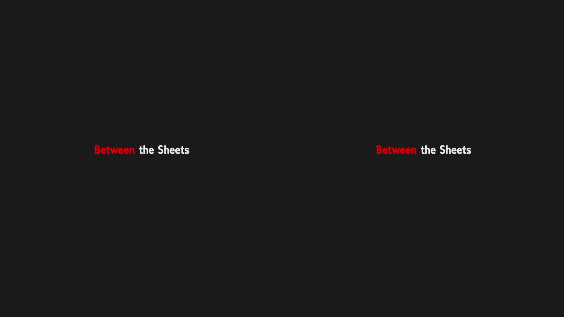 Between the Sheets