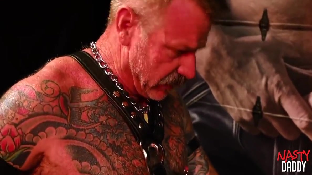 Two Tattooed Stepdaddies Odd And Wild Dungeon Fucking