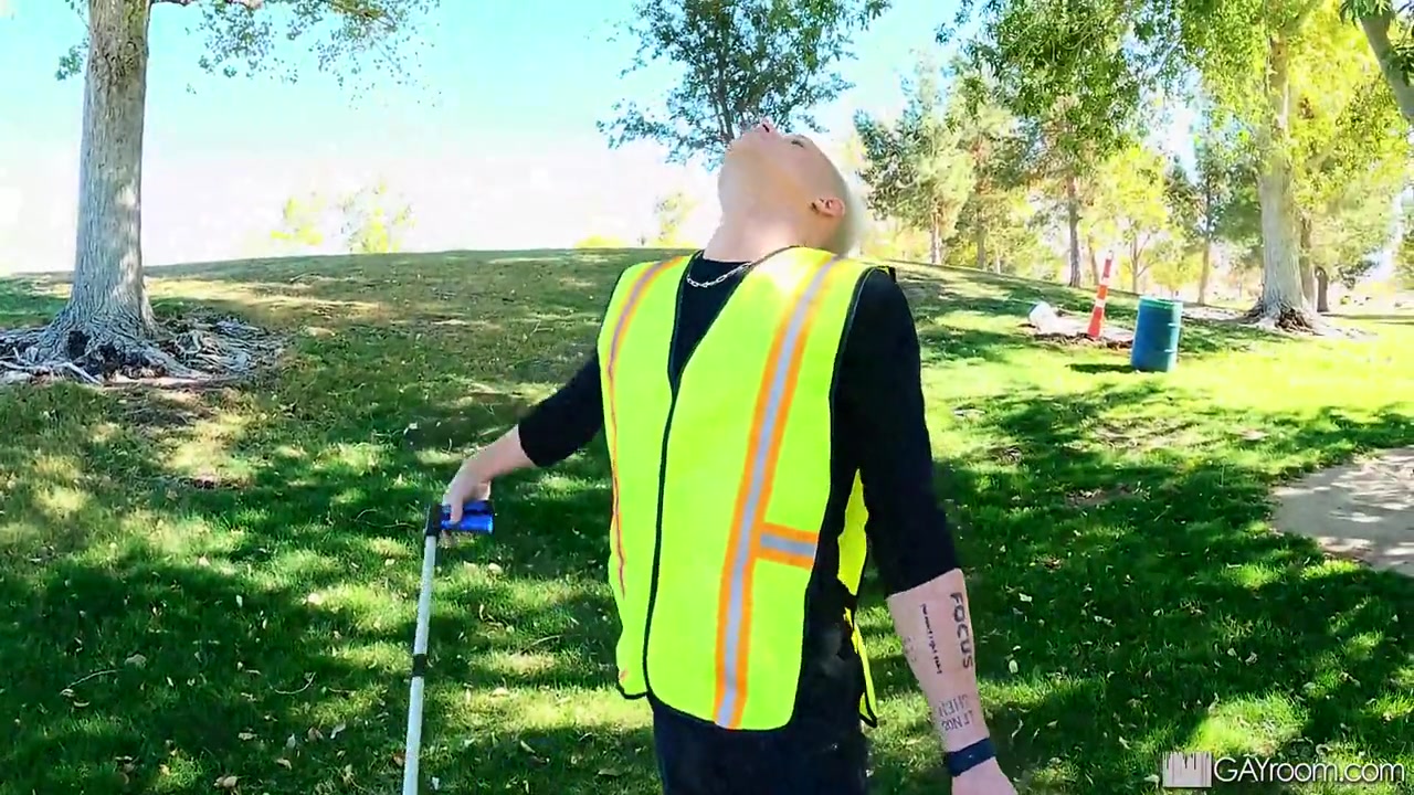 Andrew Connor In Chokes Down Cock To Get Out Of Trash Duty