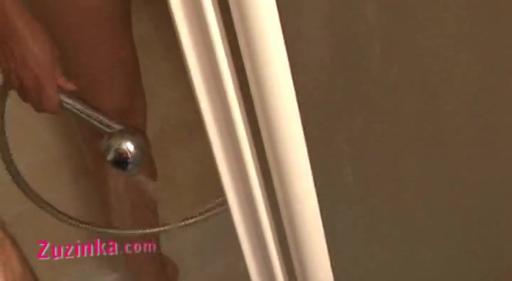Zuzinka enjoys huge dick in bathroom