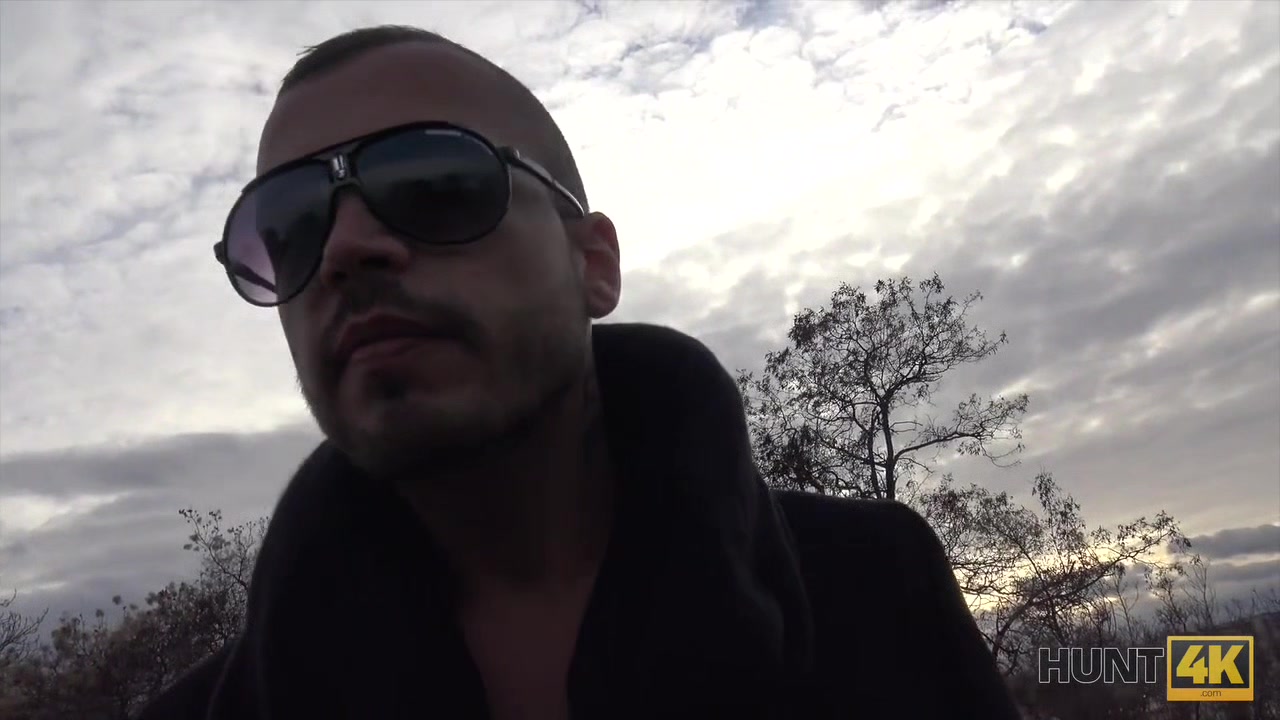 HUNT4K. Man should watch how his girlfriend Jenifer Red has sex for money