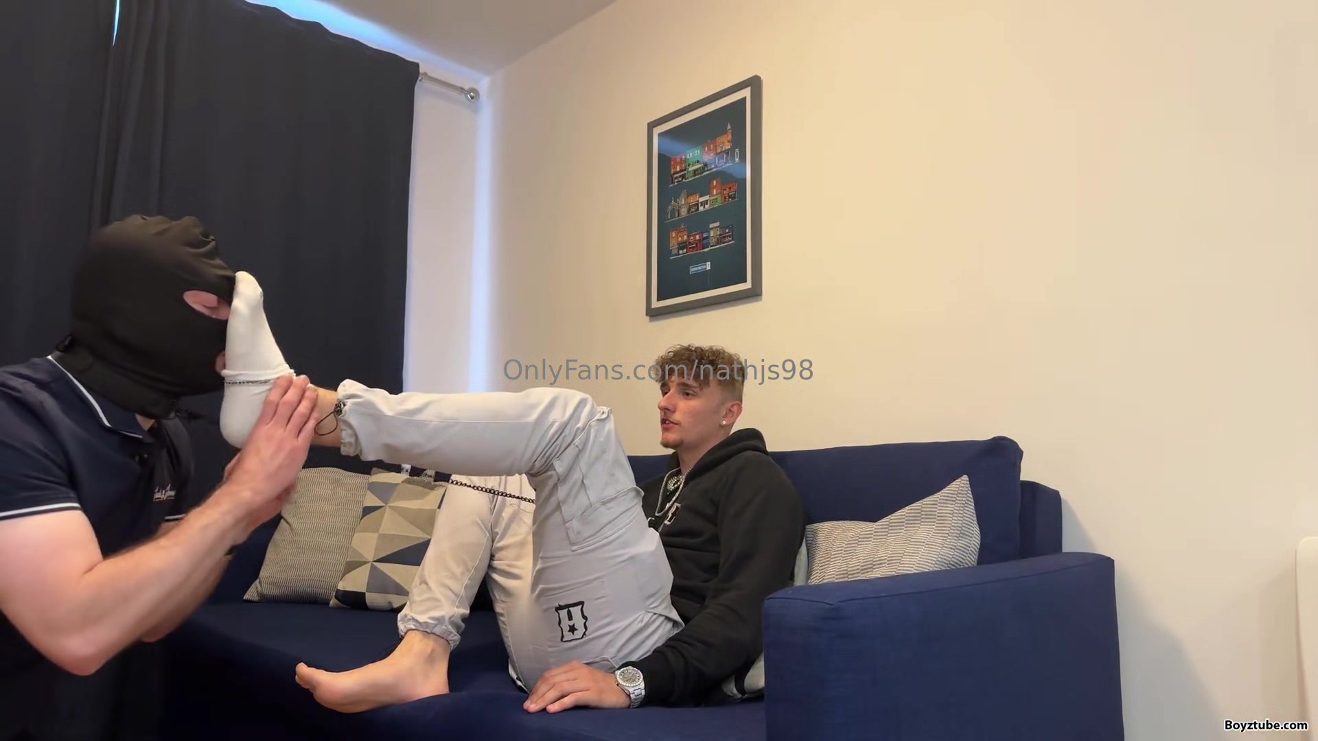 British master dirty stinky socks sniffing
