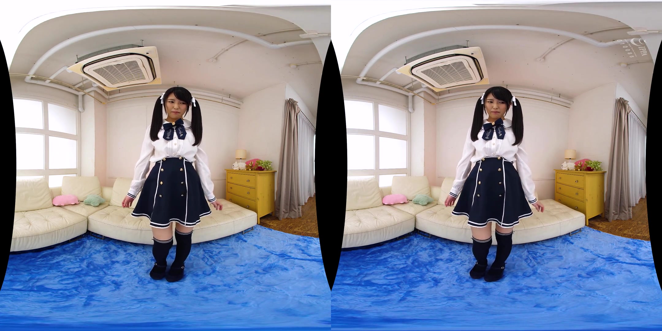 Creampie Sex with a Beautiful Girl with Pigtails and Knee-High Socks 2 - SexLikeReal