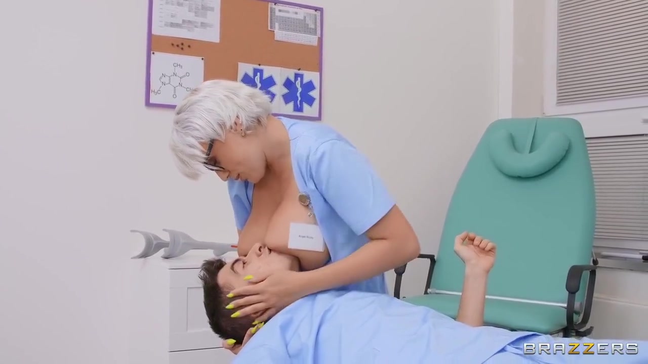 The Sexy Nurse Gets A Glory Hole Ass Fuck With Angel Wicky