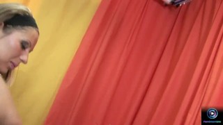 Busty Linda Slim great blowjob skills