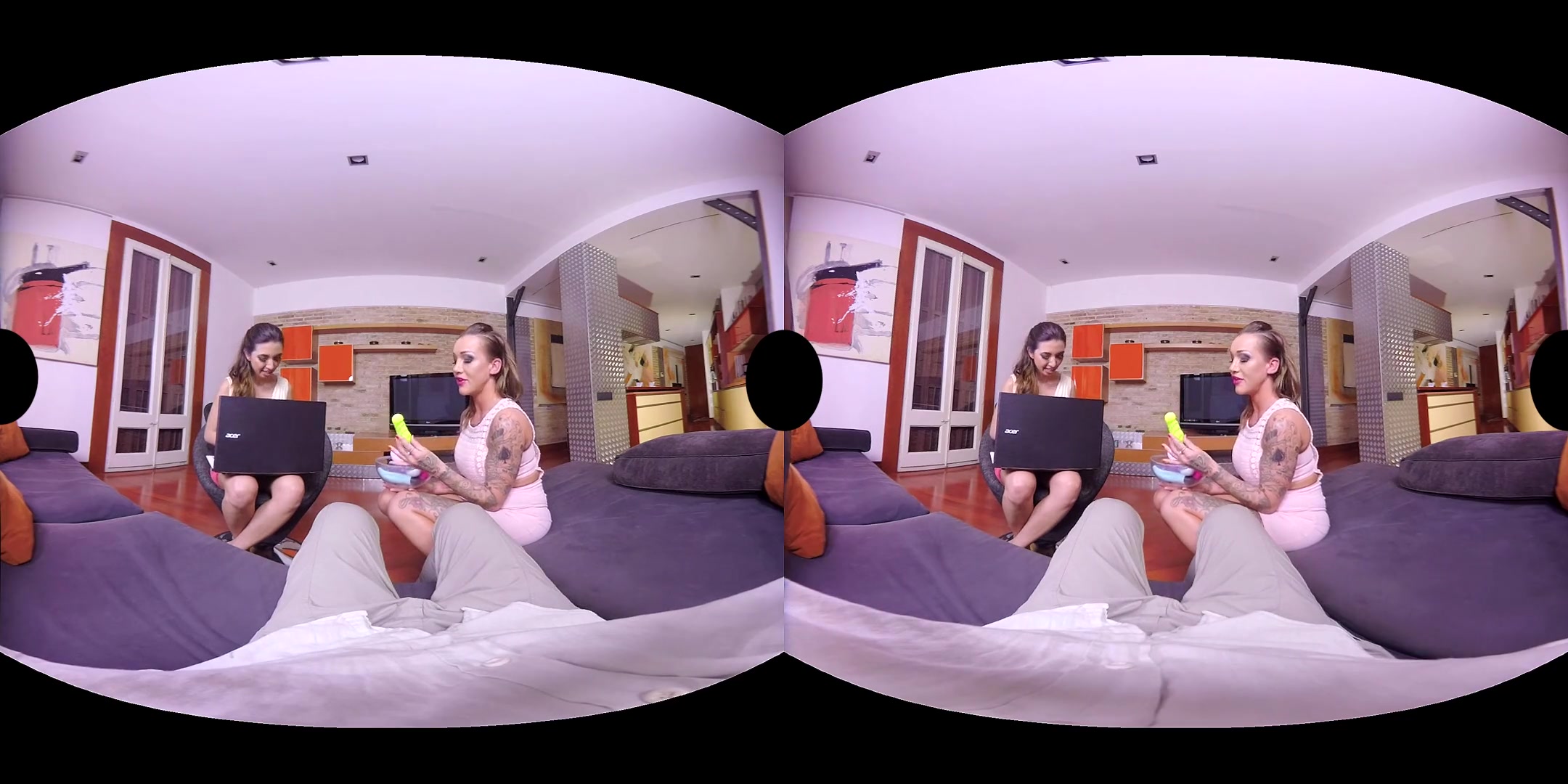Chantelle Fox & Frida Sante in Dildos Experts - VirtualRealPorn