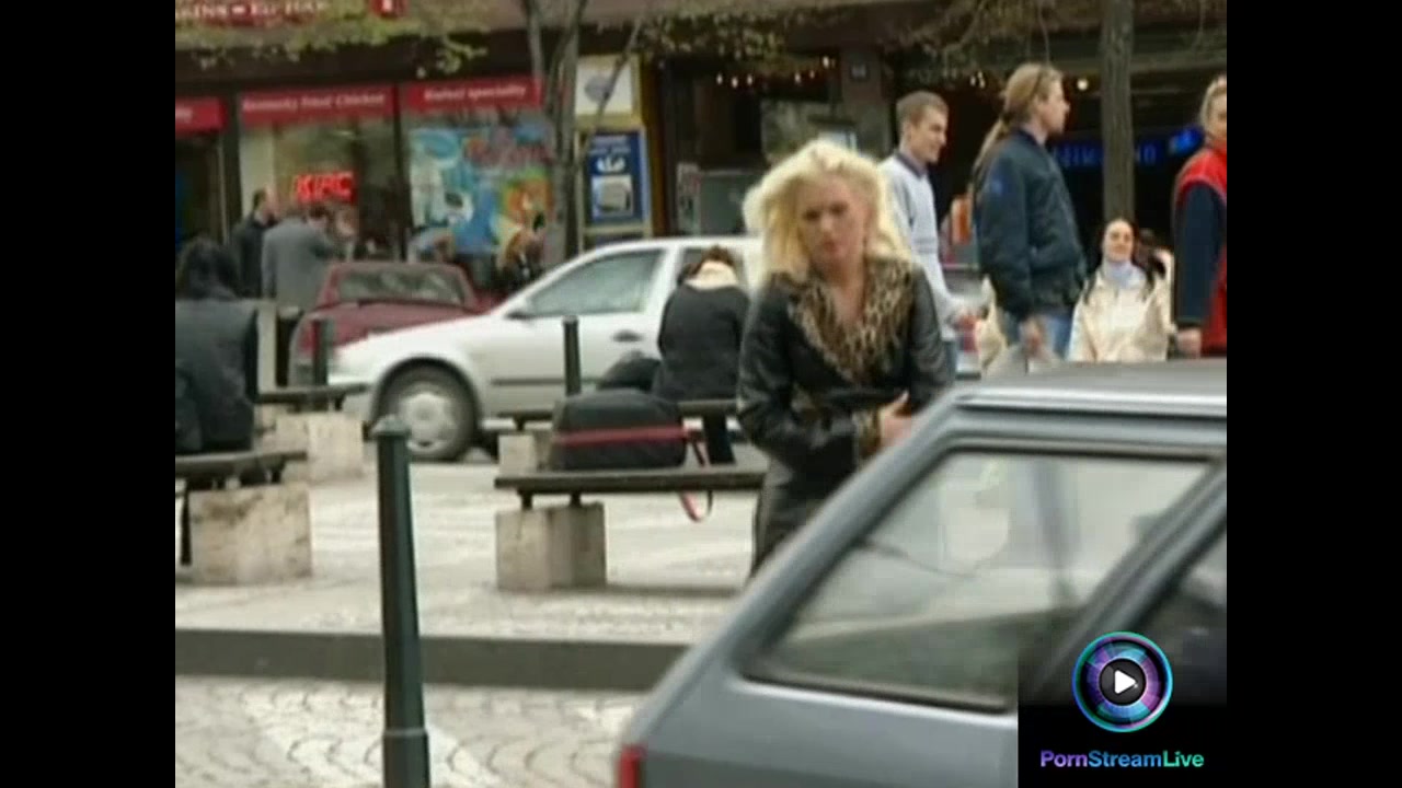 Curly haired blonde is a tourist who is lost
