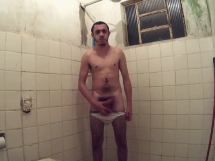 Joel Martin in the shower
