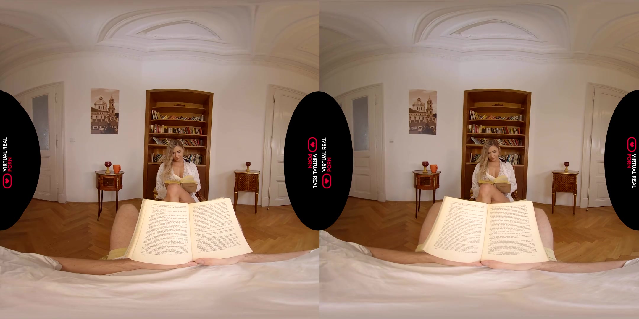 Books & Feet - Creampie Shaved Big Tits - SexLikeReal