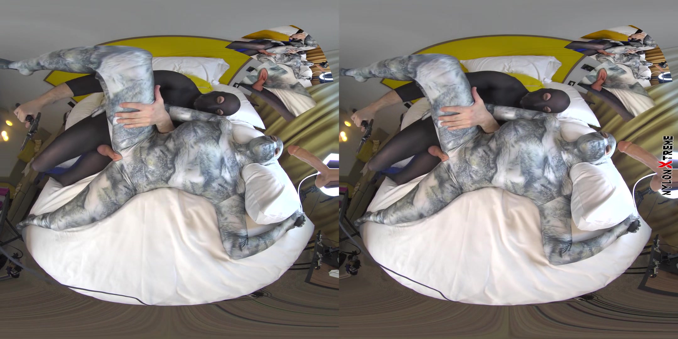 Nora Fox Wolf Zentai Encasement Machine