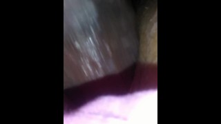 POV going into my BBW creamy fat pussy