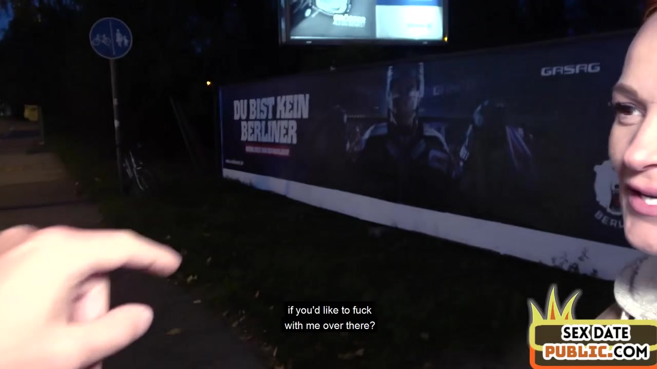 Public POV German MILF gets banged after outdoor cocksucking