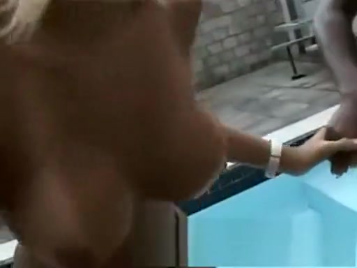 Interracial trio Coition In The Pool