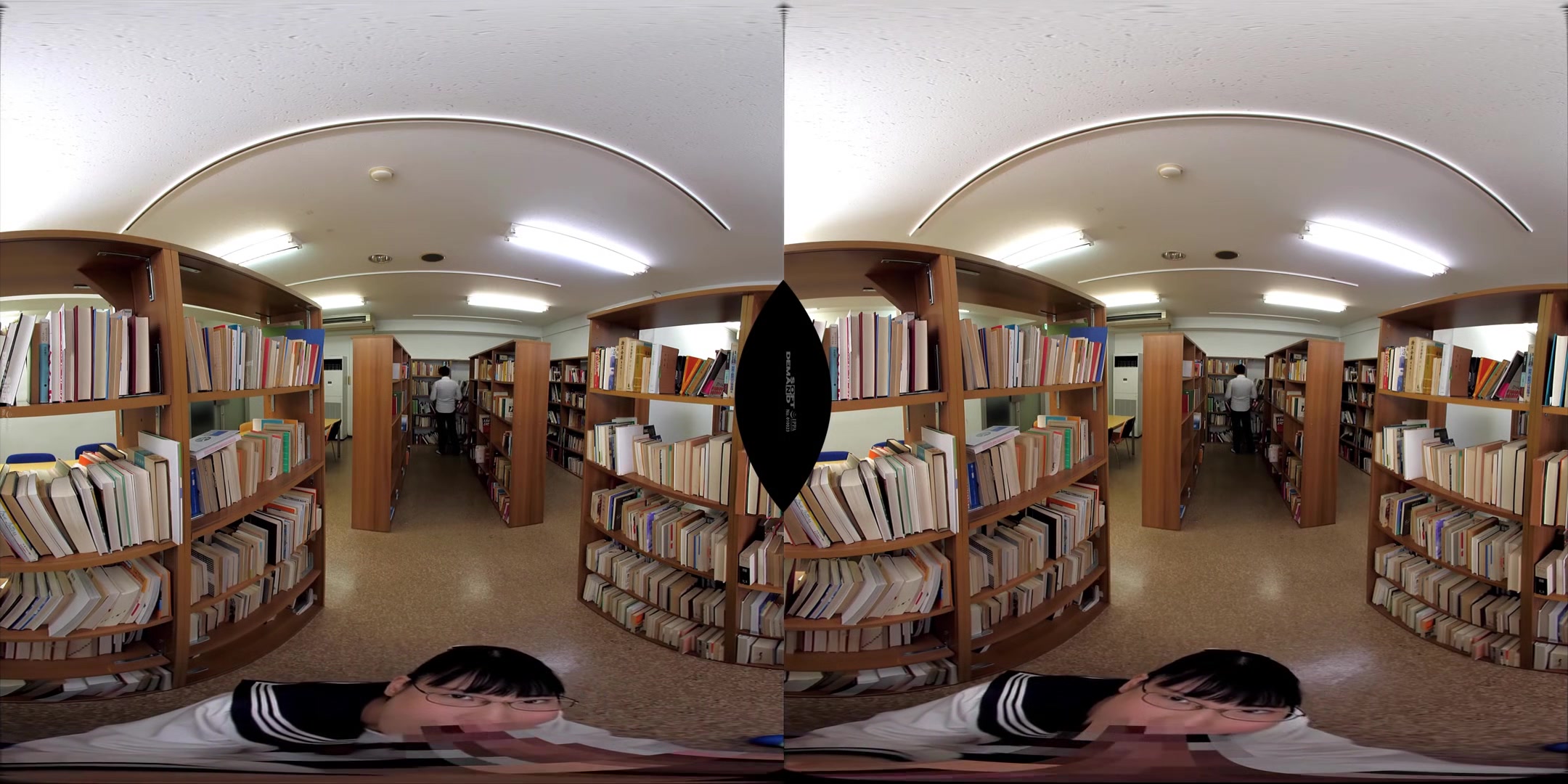 Nana Kisaki - All Business Sexy Librarian Teases You Via Pantyhose Wardrobe Malfunctions