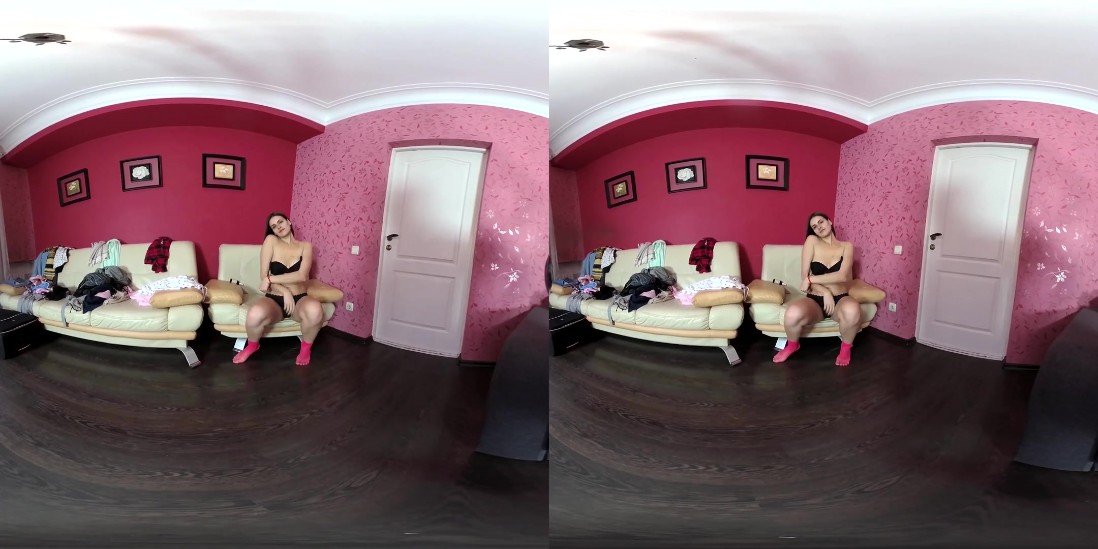 Adriana Masturbates in Red Room - SexLikeReal