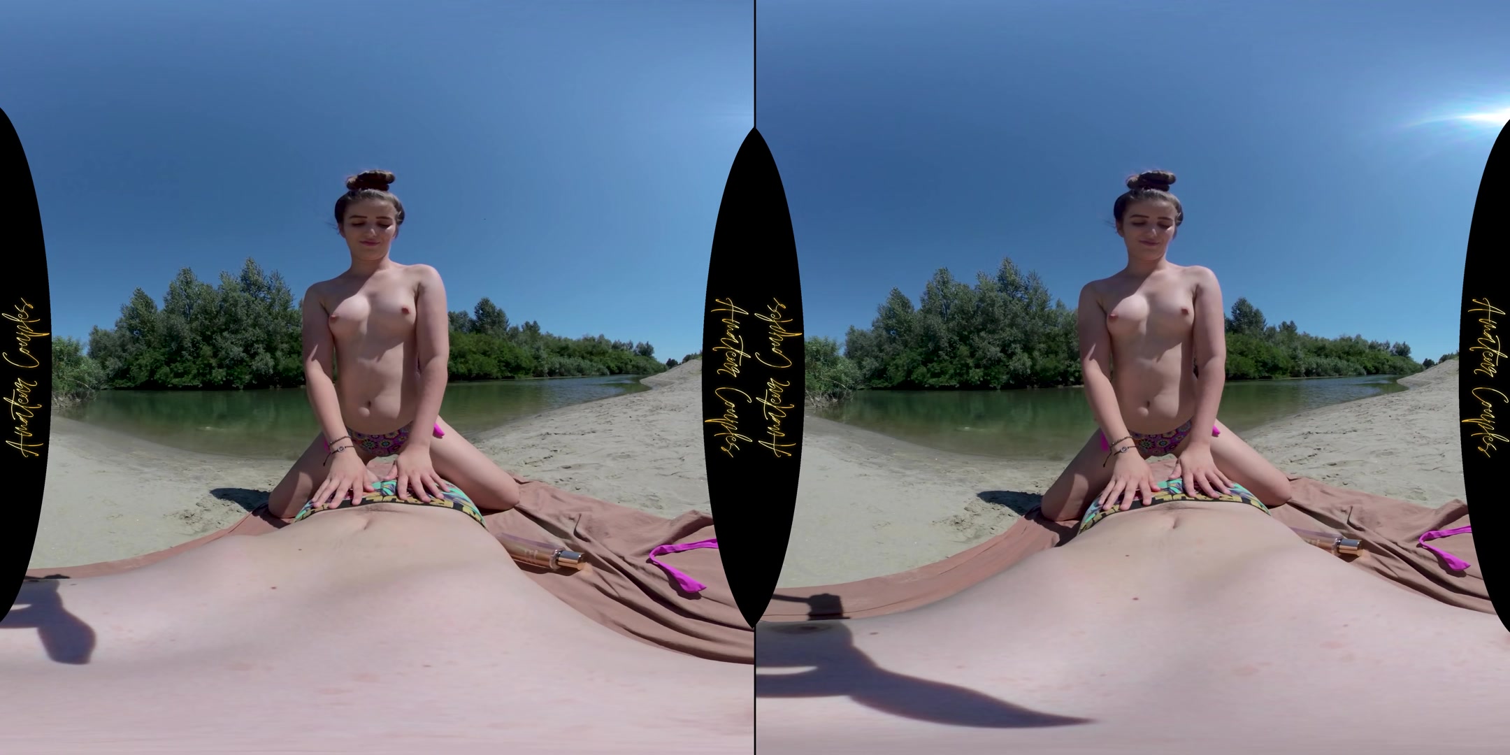 Hot Fuck by the River - AmateurCouplesVR