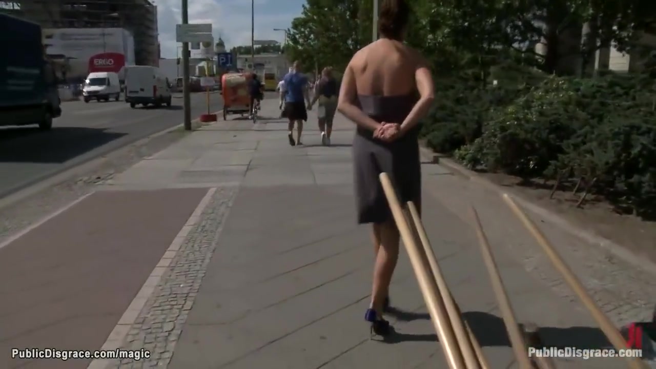 Clamped Nipples Babe Public Fucked