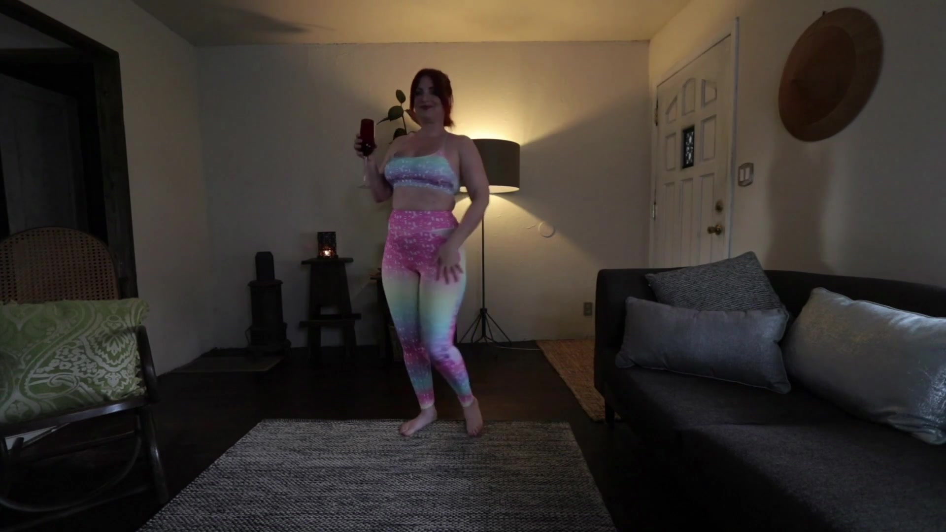 Spanking Cock Suck Sofa Hippie Yoga Pants - Amberspanks