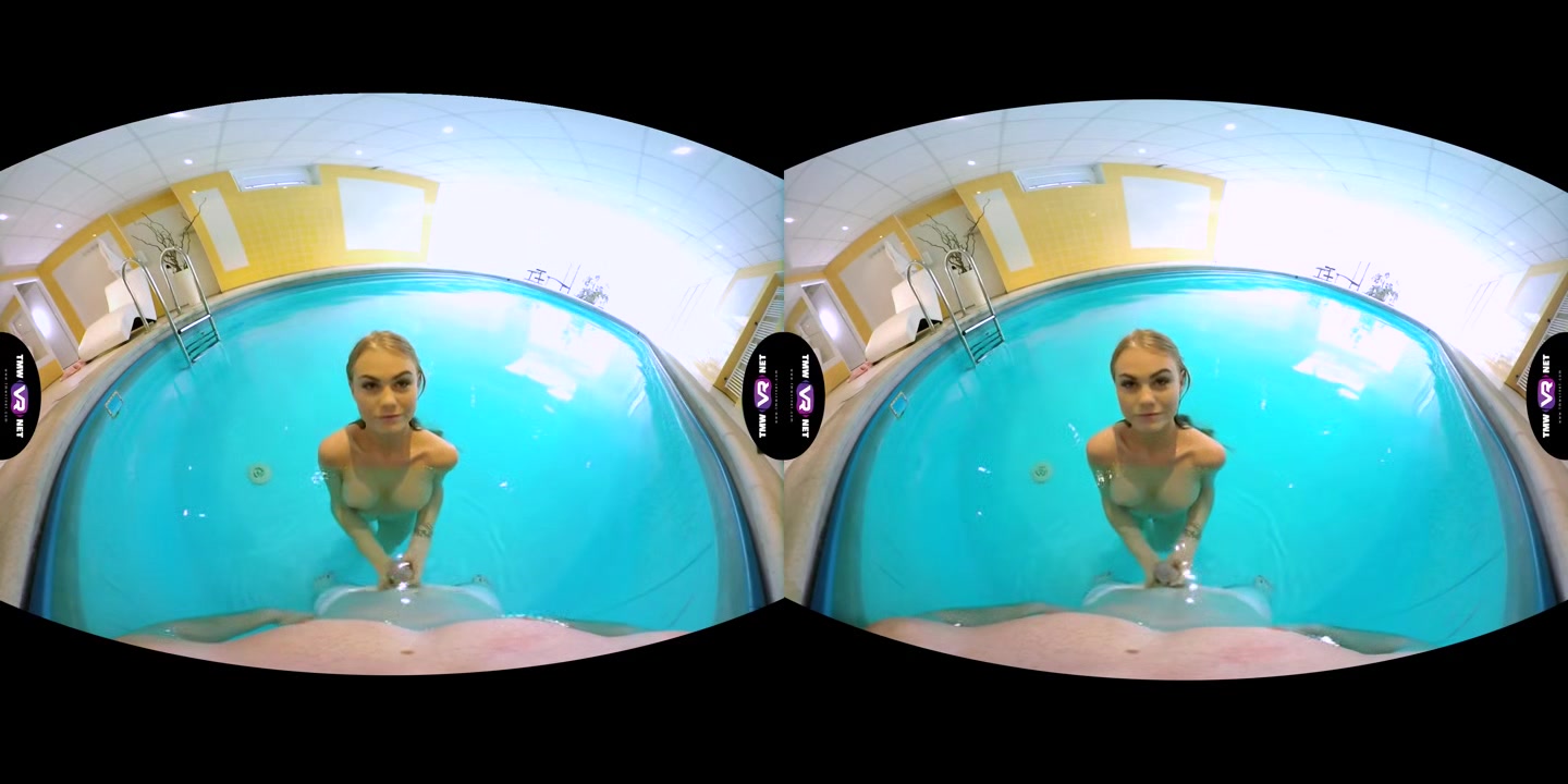 Slender Blonde Swimmer Fucked a Horny Stalker