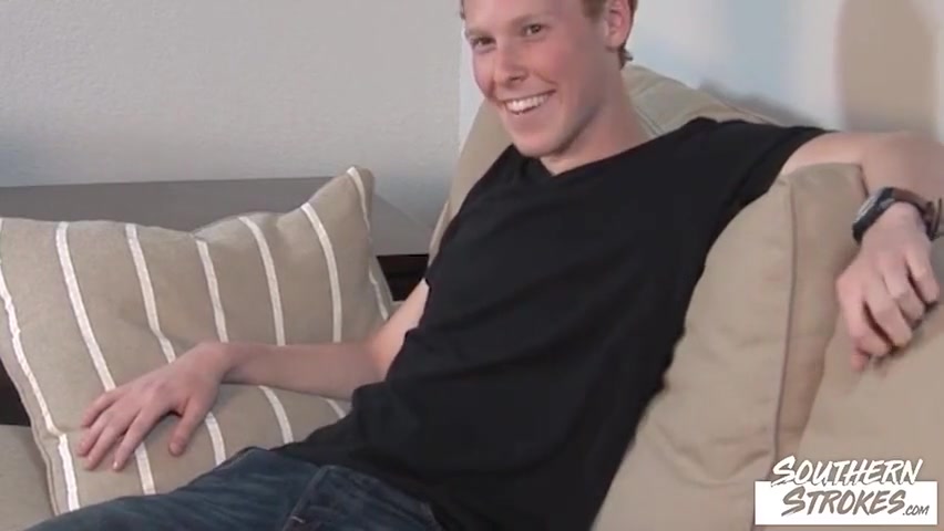 Horny Redhead Gay Cord Masturbates Solo