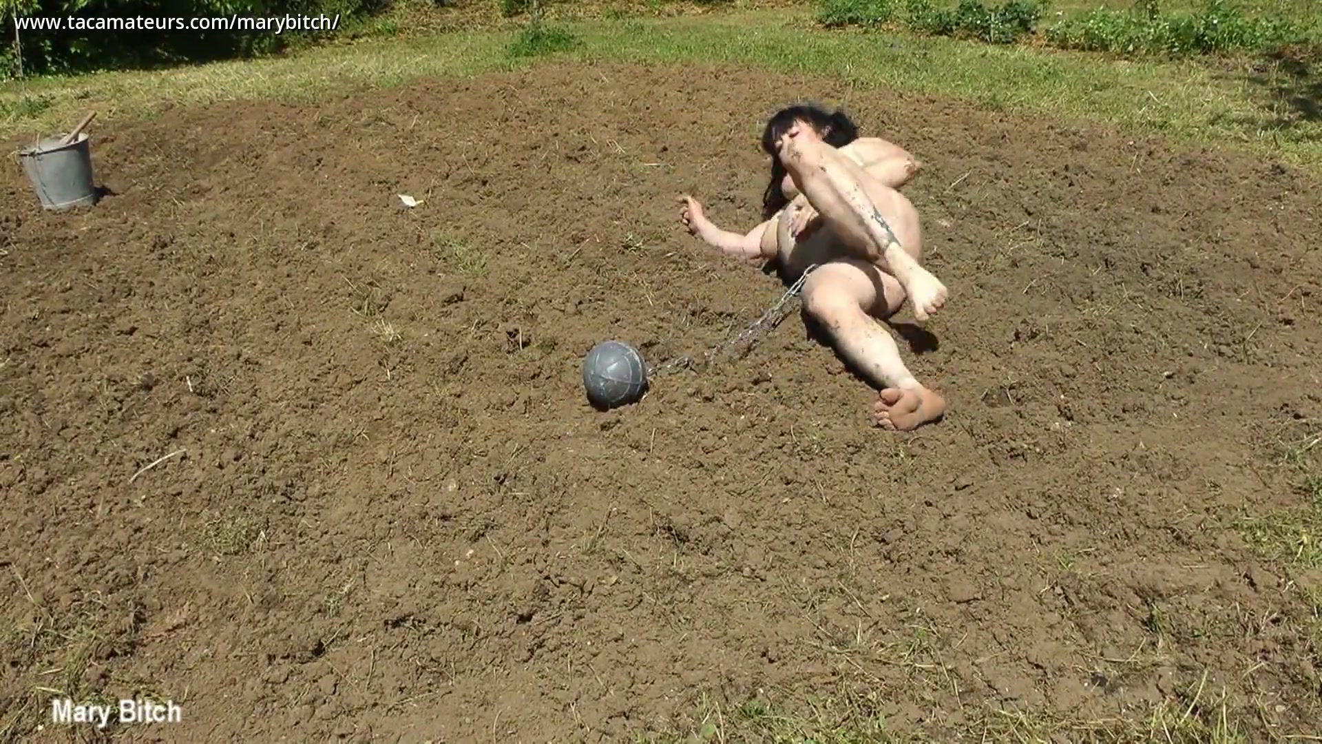 Gardening For Naked Slave Slut Pt3