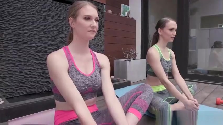 Yoga stepsister teens 18+ taught spying stepbrother that