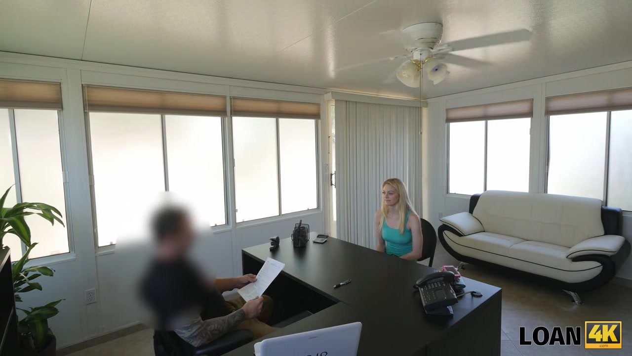 LOAN4K. Hot Allie gives vagina for nailing to guy in loan office