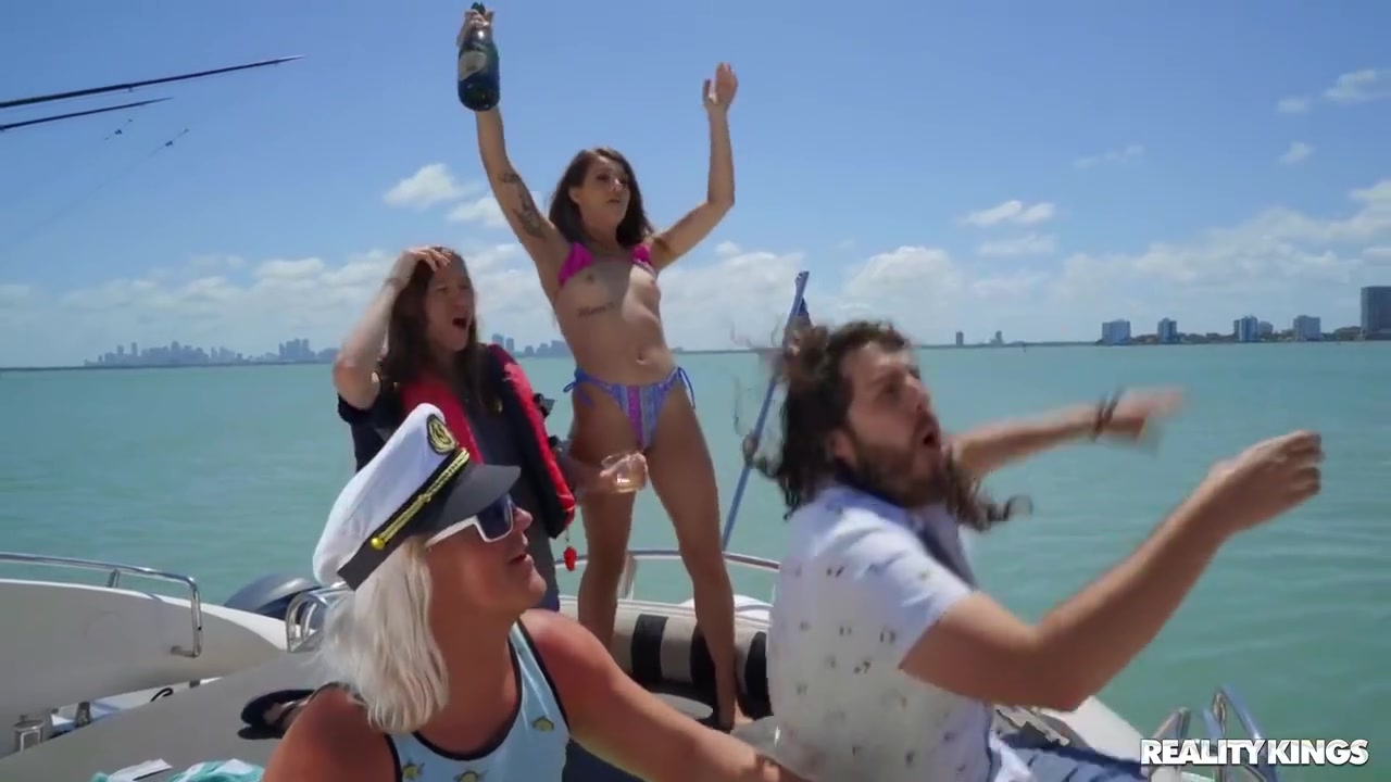 Super-best Boat Sex Party With Seaman & Semen