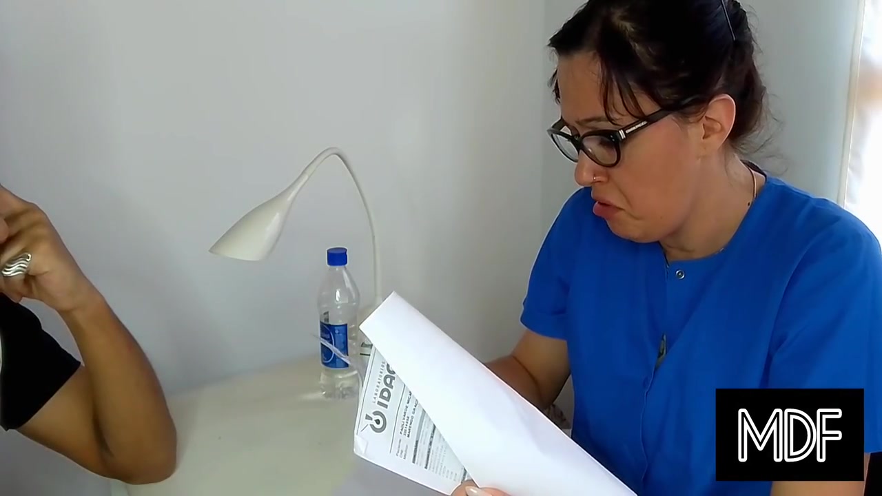 Argentinian Doctor Gets All The Milk On Her Face