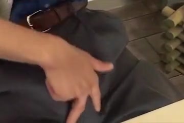 Asian Office Guy Wanks in OTC Socks with Porno Mag