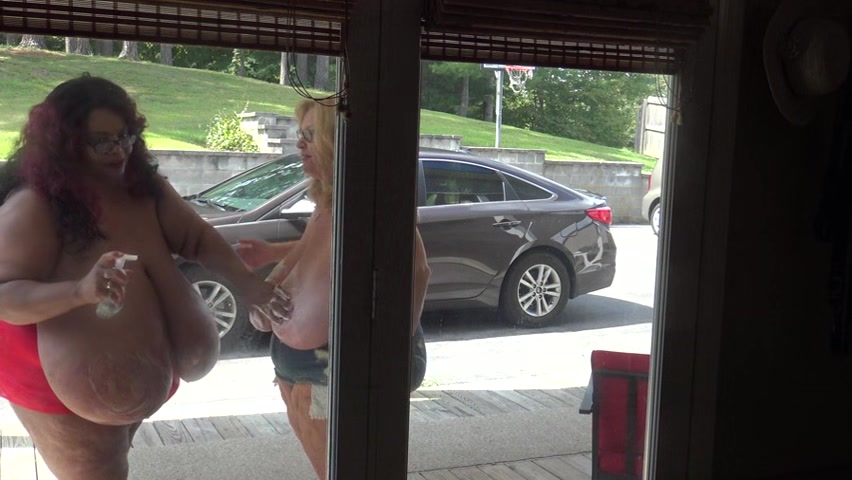 Suzie and Norma Tit Window Wash