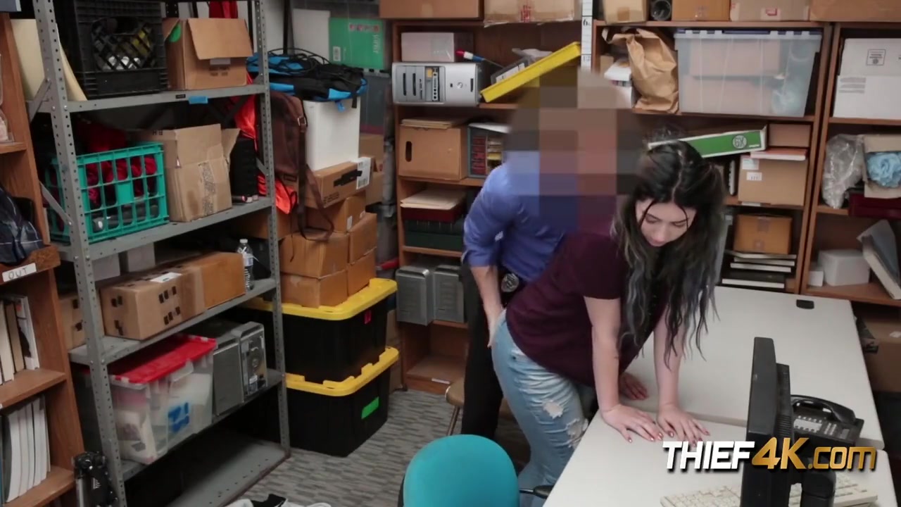Chubby Thief Is Stripped Down And Drilled Hard By Horny
