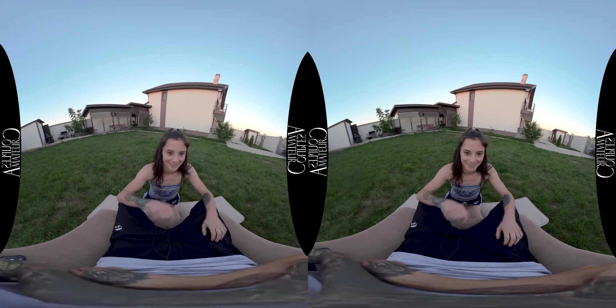 Sun Setting Quick-Fucking Outdoors; Hot Amateur Teen Blowjob
