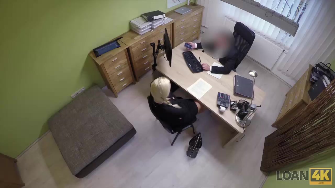 LOAN4K. Sex casting is performed in loan office by naughty agent