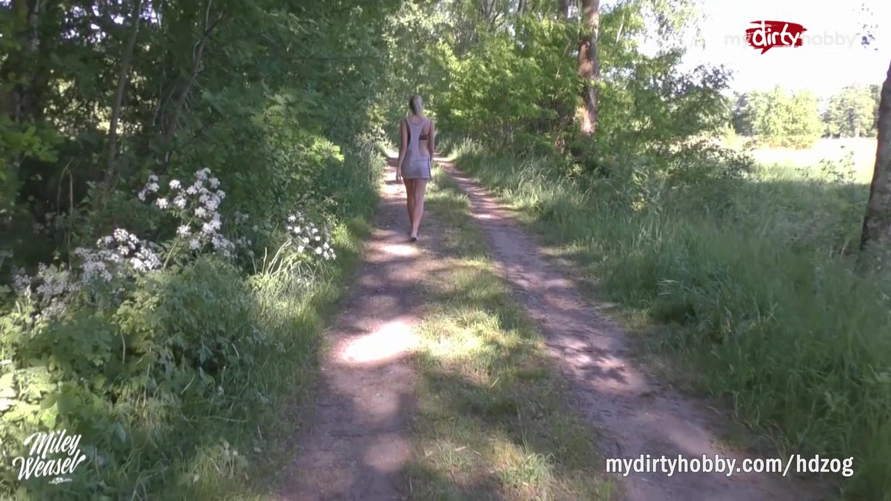 MyDirtyHobby - Blonde amateur does anal in nature