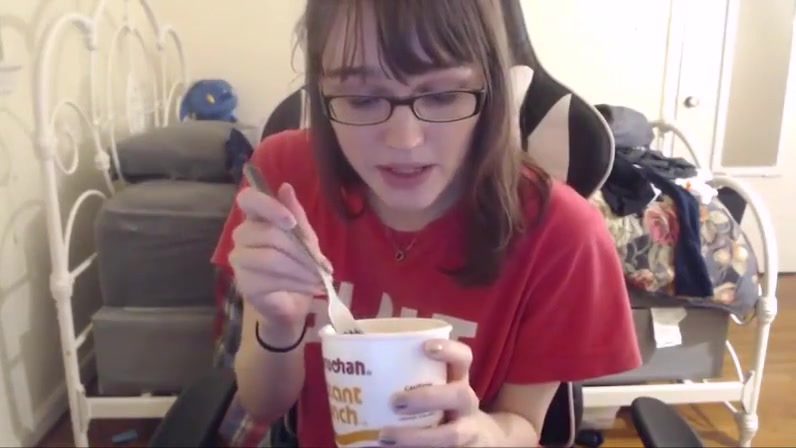 Very beautiful nymph trap glasses nerd anal dildo wanking
