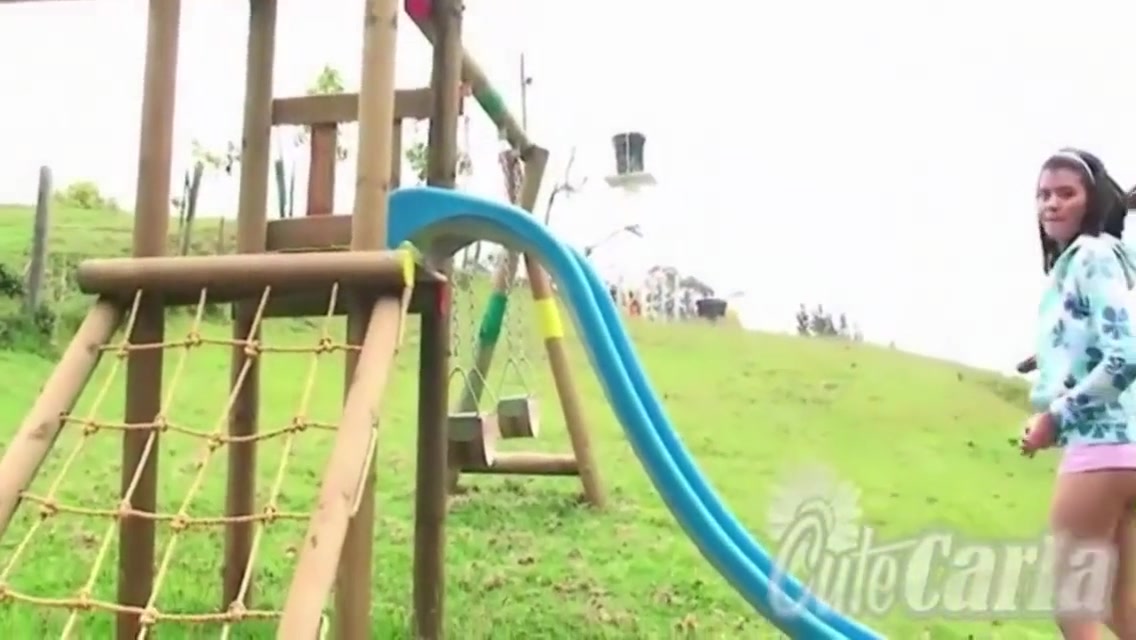 Cute Carla In Hot Tease Naked In Playground Outdoor 6 Min