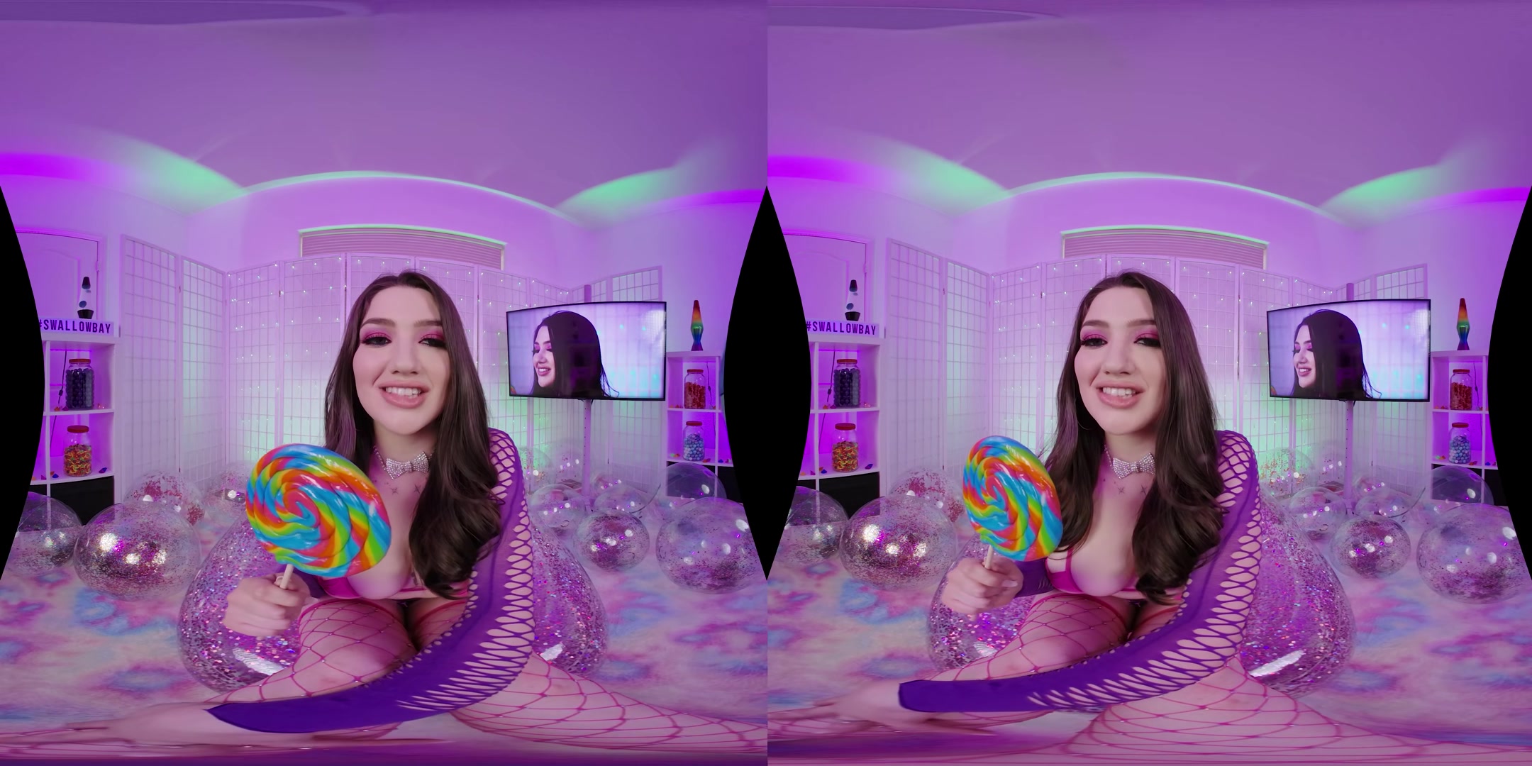 Alyx's Caramels - Big Tits Sloppy Blowjob - Swallowbay