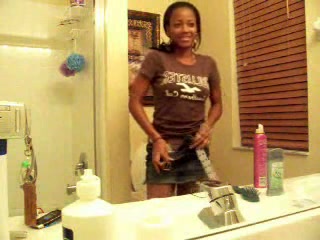 Sexy bathroom strip.
