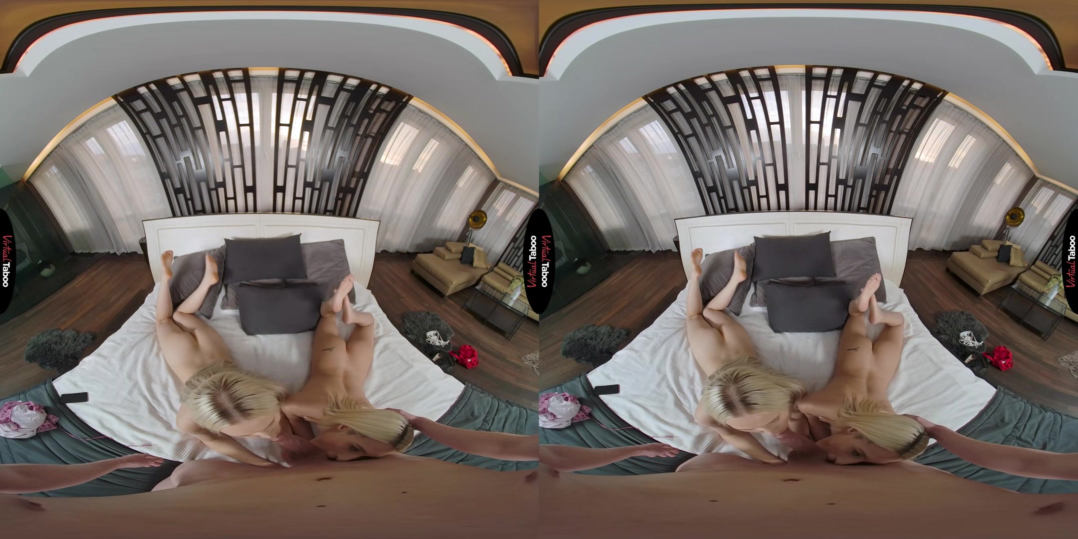 Christy White, Nikki Hill VR Porn: Good Sisters Always Share - VirtualTaboo