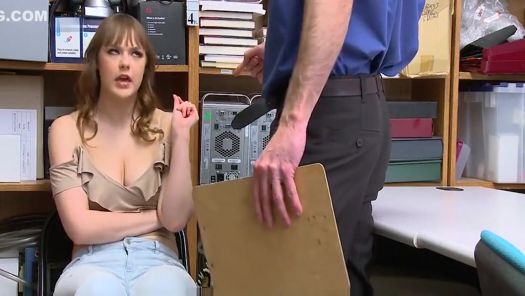 ShopLyfter - Big Titty Brunette Gets Punished With Cock