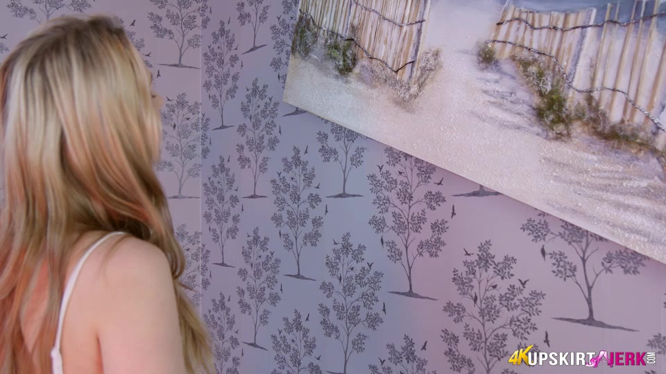 Aston Wilde "Small Blue Panties" - UpskirtJerk