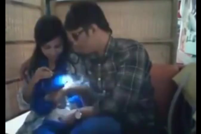 Bangladeshi bf gf in restaurant 4-full